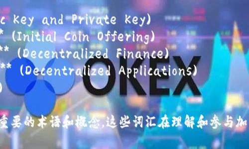 在讨论加密货币时，有一些相关的单词和术语非常重要。以下是一些常见的加密货币相关单词：

1. **区块链** (Blockchain)
2. **比特币** (Bitcoin)
3. **以太坊** (Ethereum)
4. **钱包** (Wallet)
5. **矿工** (Miner)
6. **交易所** (Exchange)
7. **去中心化** (Decentralization)
8. **智能合约** (Smart Contract)
9. **代币** (Token)
10. **哈希** (Hash)
11. **公钥和私钥** (Public Key and Private Key)
12. **ICO（首次代币发行）** (Initial Coin Offering)
13. **DeFi（去中心化金融）** (Decentralized Finance)
14. **DApp（去中心化应用）** (Decentralized Applications)
15. **流动性** (Liquidity)

以上是加密货币领域中一些重要的术语和概念，这些词汇在理解和参与加密货币生态系统时非常有用。